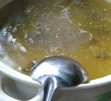 Homemade Salted Pork Chicken Soup Rice Bowl