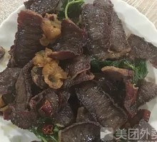 炸牛干巴