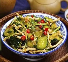 Cucumber and Tieguan Yin Salad