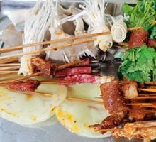 Meat and Vegetable Skewers