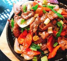 Black Pepper Beef Strips