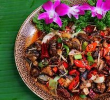 Bai Cai Root Stir-Fried Chicken
