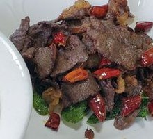 Oil-glazed beef jerky