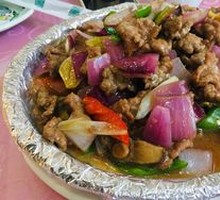 Grilled Beef on Iron Plate