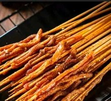 Grilled Duck Intestines