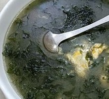 Egg Flower Seaweed Soup