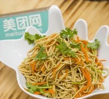 Cold-mixed dried tofu strips