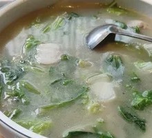 Bok Choy and Taro Stew