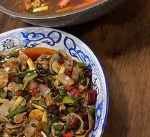 Deep-Fried Potatoes and Rice Cake Combo