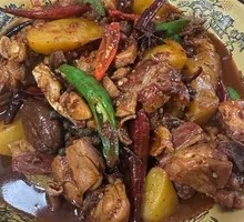 Mushroom-flavored Braised Chicken