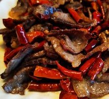 炸牛干巴