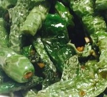 Braised Green Pepper with Tiger Stripes