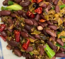 Red Bean Stir-fried Pickled Vegetables