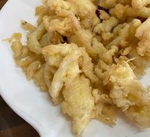 Egg-Crusted Fried Small Silver Fish