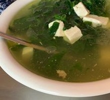 Shepherd's Purse and Tofu Soup