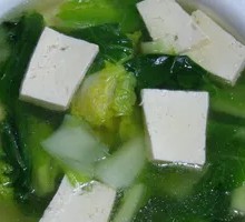 Bok Choy and Tofu Soup