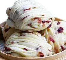Rosed Bao with Flaky Layers