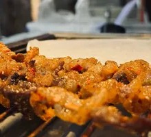 Freshly Sliced Beef Skewers