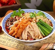 Crispy Chicken Roll with Rice Noodles