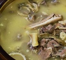 Clear Soup with Lamb and Offal