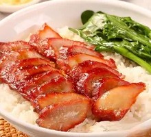 Honey-glazed BBQ Pork Rice