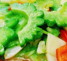 Pineapple Stir-Fried Bitter Melon