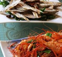 Boiled Shrimp in Salt Water