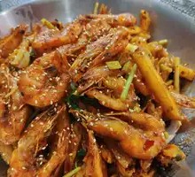 Crispy Shrimp Hot Pot