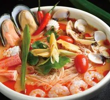 Tom Yum Seafood Noodle Soup