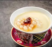 Rose Ice Tofu Pudding