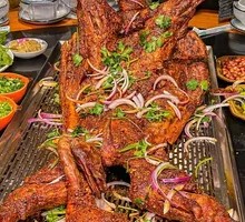 Campfire Roasted Whole Lamb