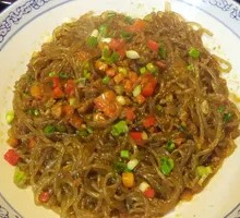 Stir-Fried Noodles with Meatballs