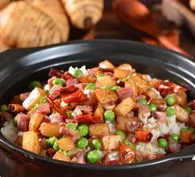 Ganoderma Ham Rice Casserole