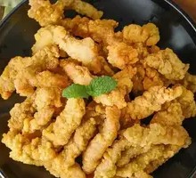 Mushroom Fresh Crispy Pork