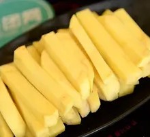 Potato Rice Stew in Copper Pot