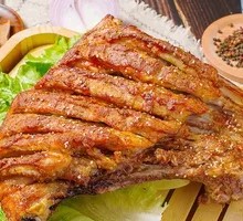 Charcoal-grilled Lamb Ribs