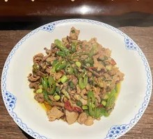 Stir-Fried Black Hair Pig Meat