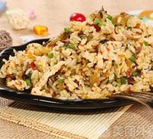 Sour Cabbage and Red Bean Shredded Pork Fried Rice