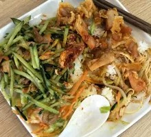 Spicy Crispy Chicken Rice Bowl