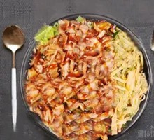 Honey-glazed BBQ Rice Bowl