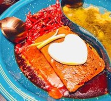 Sour Cabbage Pork Crisp Hot Pot with Tofu Pudding