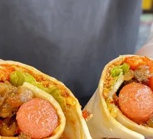 Braised Pork Sauce Grilled Rice Cake