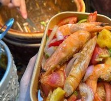 Sour Spicy Crushed Shrimp