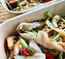 Pounded Passionfruit Chicken Tendons