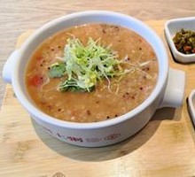 Tomato Beef Brown Rice Porridge