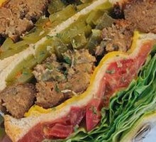 Angus Beef and Cucumber Sandwich