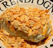 Caramel Almond Rice Porridge Pancake