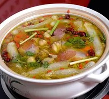 Ganoderma Wild Mushroom Ham Chicken