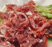 Fresh Sliced Raw Beef