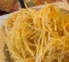 Crab Roe Potato Noodles
